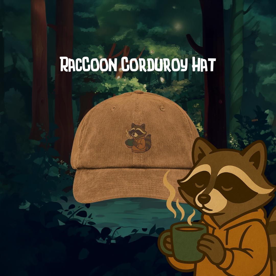 Cord Cap Waschbär Kaffee - Abenteuer Mütze Mit Stickerei Geschenk Für Kaffeeliebhaber Wandermütze Vintage Basecamp Outdoor Cord Cap Waschbär Kaffee - Abenteuer Mütze Mit Stickerei Geschenk Für Kaffeeliebhaber Wandermütze Vintage Basecamp Outdoor von basecampcoffee