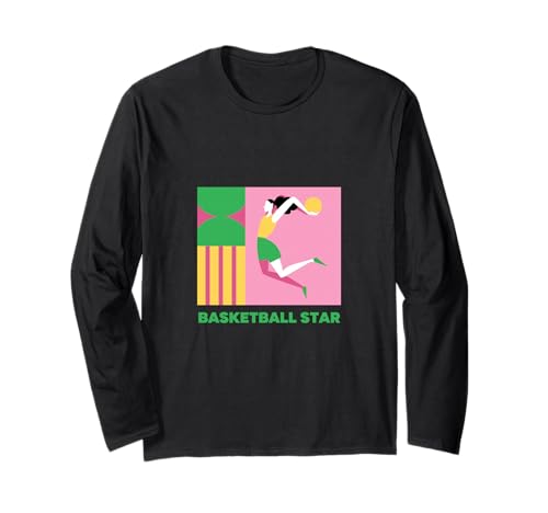 Basketball mädchen Star Team Langarmshirt Basketball mädchen Star Team Langarmshirt von basketball star