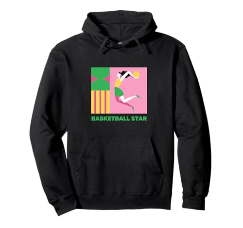 Basketball mädchen Star Team Pullover Hoodie Basketball mädchen Star Team Pullover Hoodie von basketball star