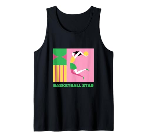 Basketball mädchen Star Team Tank Top Basketball mädchen Star Team Tank Top von basketball star