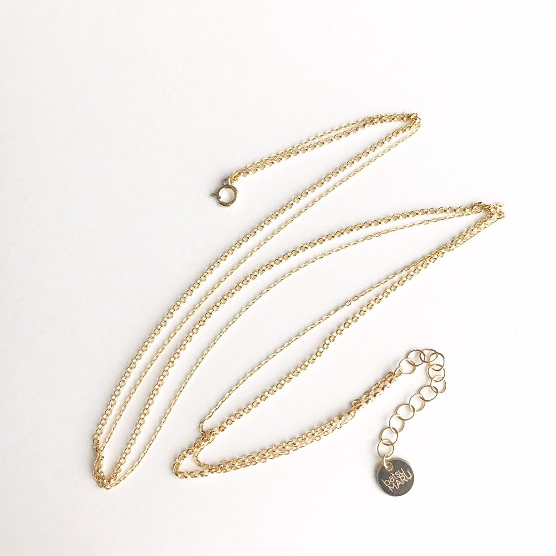 Doppelt Goldkette/14K Gold-Filled Doppel-Kette Doppelt Goldkette/14K Gold-Filled Doppel-Kette von batsumaruxo