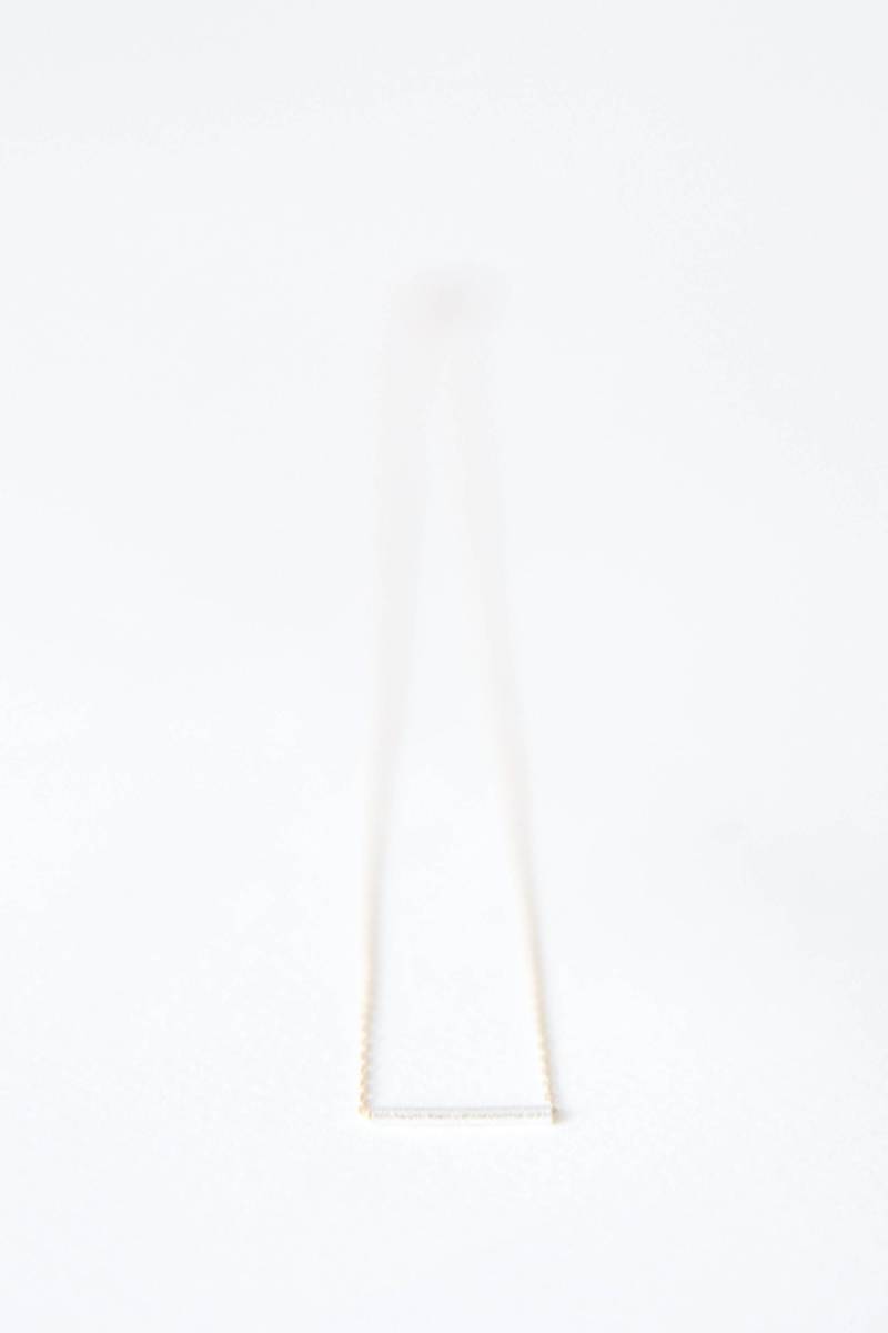 Necklace Silver Lining/sterling Silber-Bar-Kette 14 K Gold-Filled Kette Necklace Silver Lining/sterling Silber-Bar-Kette 14 K Gold-Filled Kette von batsumaruxo