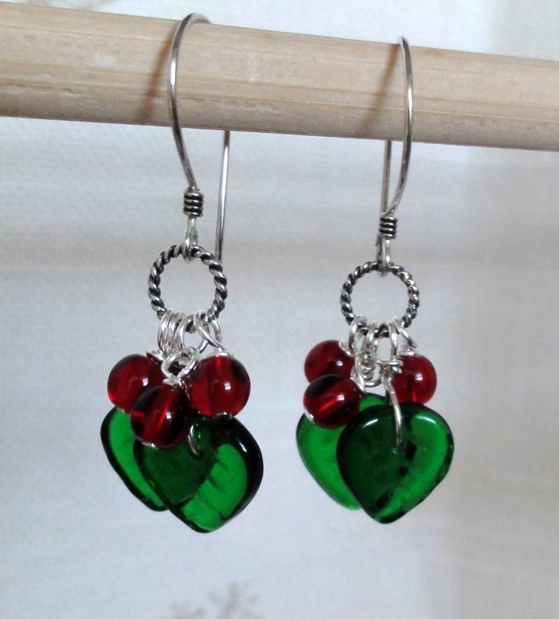 Blätter & Beeren Der Stechpalme - Feiertagsohrringe Blätter & Beeren Der Stechpalme - Feiertagsohrringe von baublesbybethann