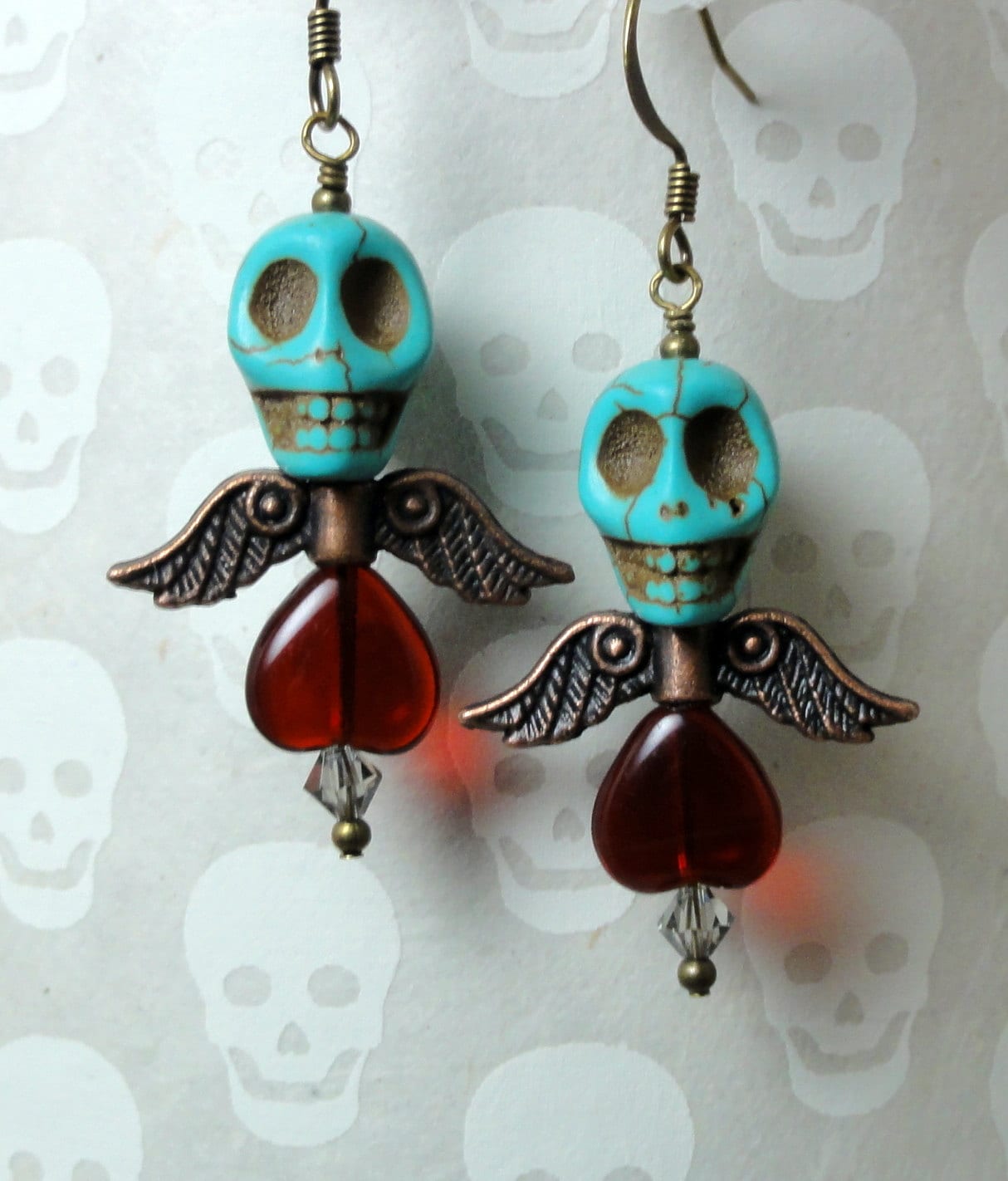 Dia De Los Muertos Ohrringe - Calavera Dia De Los Muertos Ohrringe - Calavera von baublesbybethann