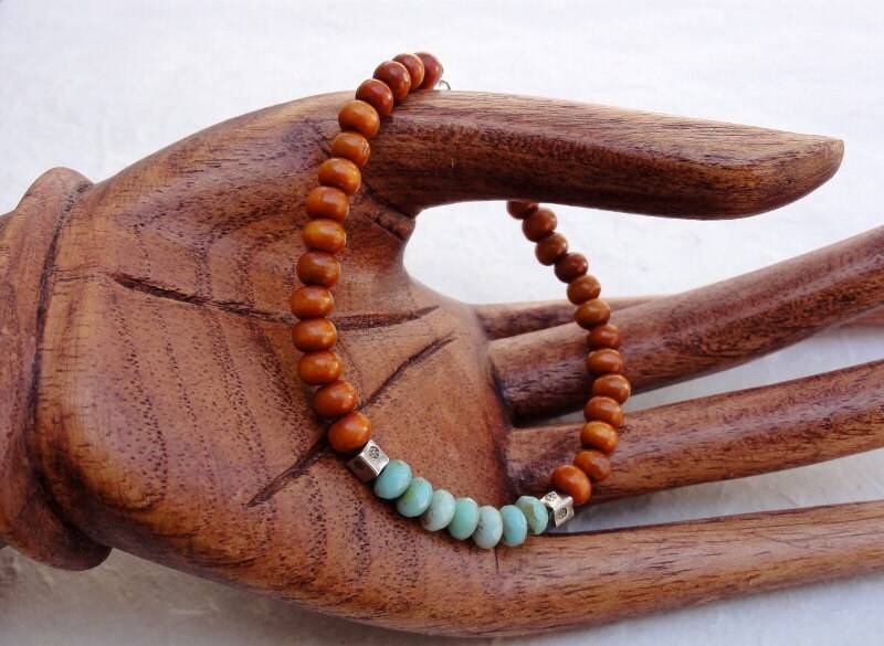 Perlen Armband - Holz Mala Perlen Armband - Holz Mala von baublesbybethann