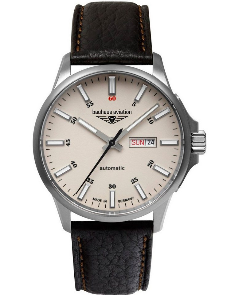 bauhaus Automatikuhr Bauhaus 2866-5 Herrenuhr Aviation Automatik Titanium 42mm 10ATM Bauhaus 2866-5 Herrenuhr Aviation Automatik Titanium 42mm 10ATM von bauhaus