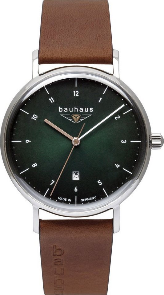 bauhaus Quarzuhr Herrenuhr Quarz Edelstahlgehäuse - Bauhaus Modell: 2140-4 von bauhaus