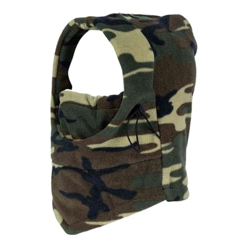 baum-m gmbh Plüsch Sturmhaube Mütze Winter Thermo Fleece Skimaske Balaclava für Radfahren Snowboarden Skifahren Motorrad Winddicht Unisex (DE/NL/SE/PL, Alphanumerisch, Einheitsgröße, Woodland) von baum-m gmbh