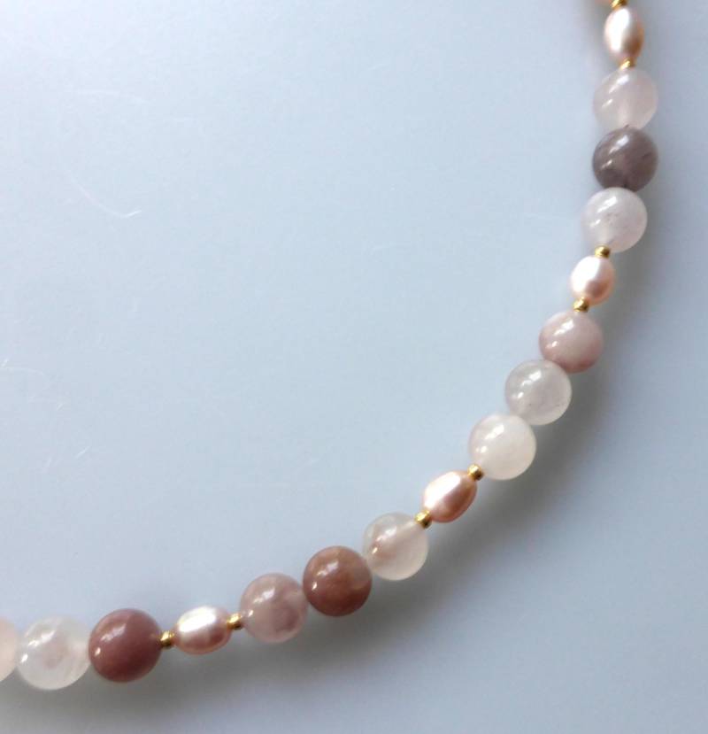 Halskette, Collier, Edelsteine, Jinsi Yu-Jade, Perle Halskette, Collier, Edelsteine, Jinsi Yu-Jade, Perle von baumschmuck