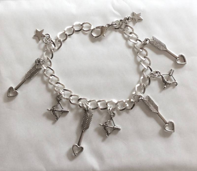 Schütze Horoskop, Sternzeichen Silberfarbenes Bettelarmband Auswahl Der Längen Von 19 - 21 cm von bazaarchoices