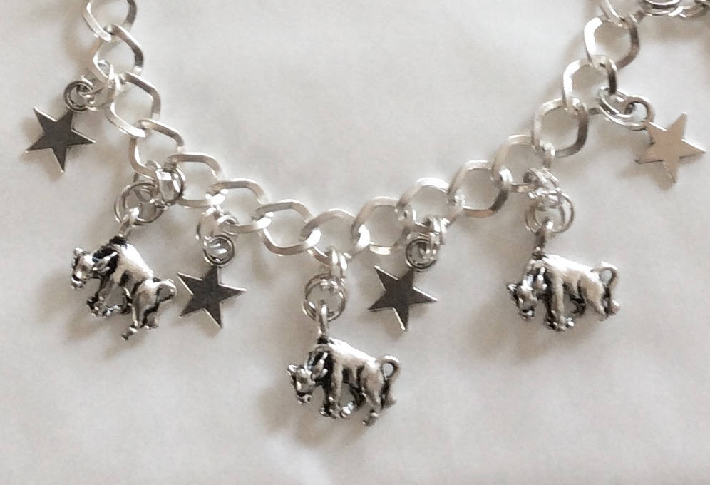 Stier Horoskop, Stern Zeichen Silber Ton Charm Armband Wahl Der Längen Von 19 -21 cm von bazaarchoices