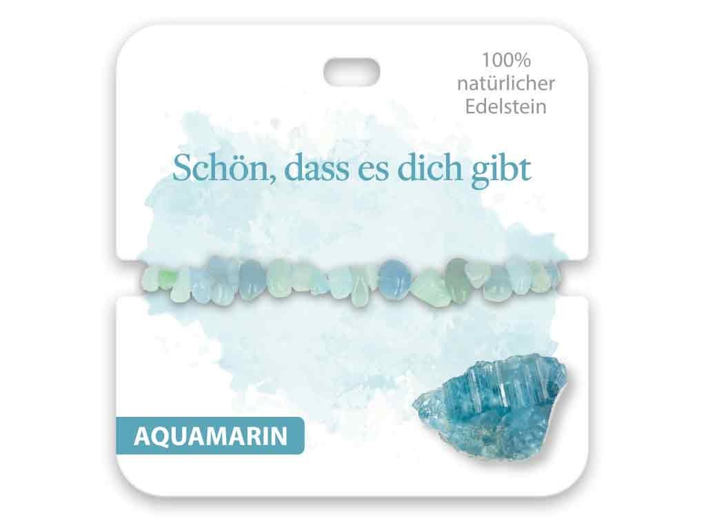 bb Klostermann Armband BB Klostermann Edelstein Armband Aquamarin Schön dass es dich gibt von bb Klostermann
