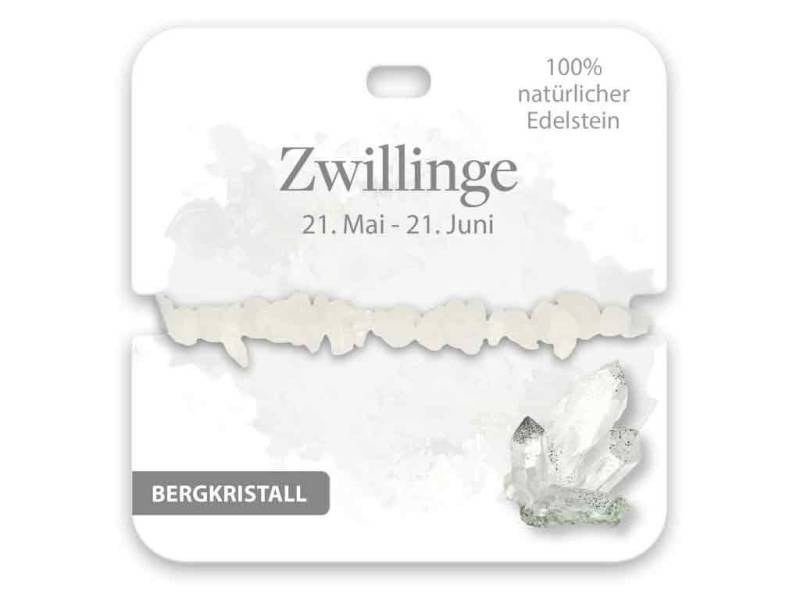 bb Klostermann Armband BB Klostermann Edelstein Armband Bergkristall Sternzeichen Zwillinge von bb Klostermann