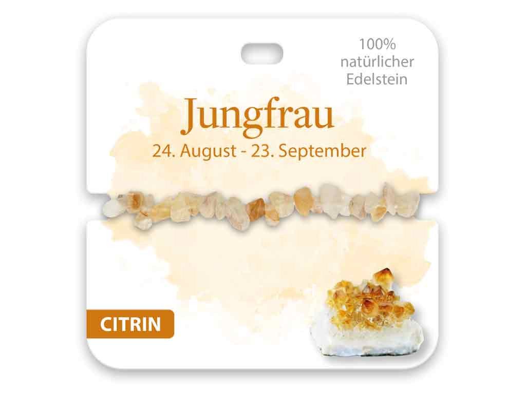 bb Klostermann Armband BB Klostermann Edelstein Armband Citrin Sternzeichen Jungfrau von bb Klostermann