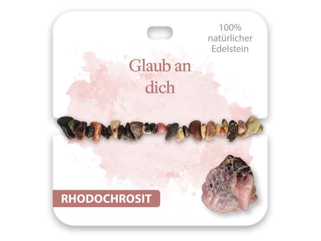 bb Klostermann Armband BB Klostermann Edelstein Armband Rhodochrosit Glaub an dich von bb Klostermann