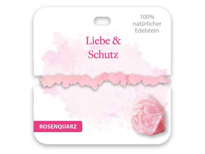 bb Klostermann Armband BB Klostermann Edelstein Armband Rosenquarz Liebe & Schutz von bb Klostermann