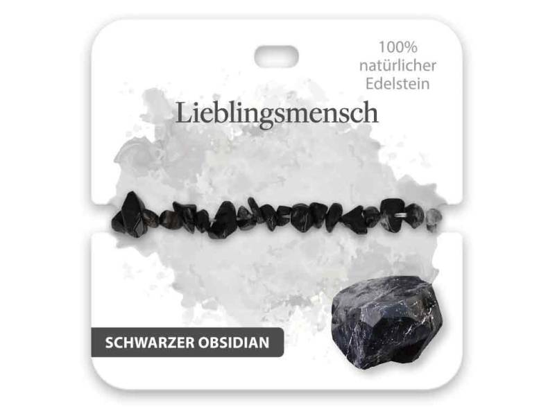 bb Klostermann Armband BB Klostermann Edelstein Armband Schwarzer Obsidian Lieblingsmensch von bb Klostermann