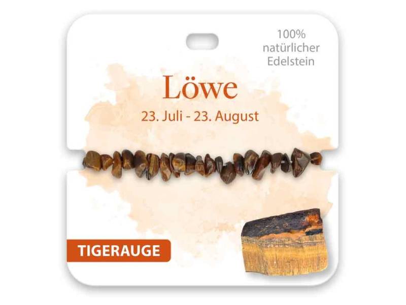 bb Klostermann Armband BB Klostermann Edelstein Armband Tigerauge Sternzeichen Löwe von bb Klostermann
