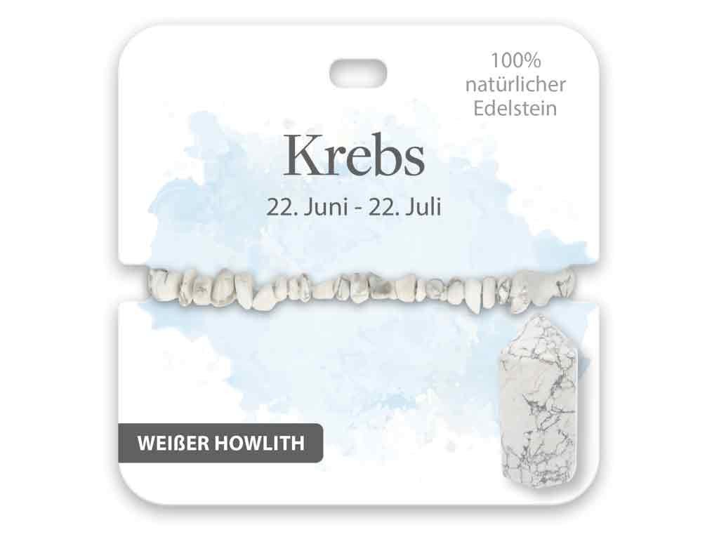bb Klostermann Armband BB Klostermann Edelstein Armband Weißer Howlith Sternzeichen Krebs von bb Klostermann