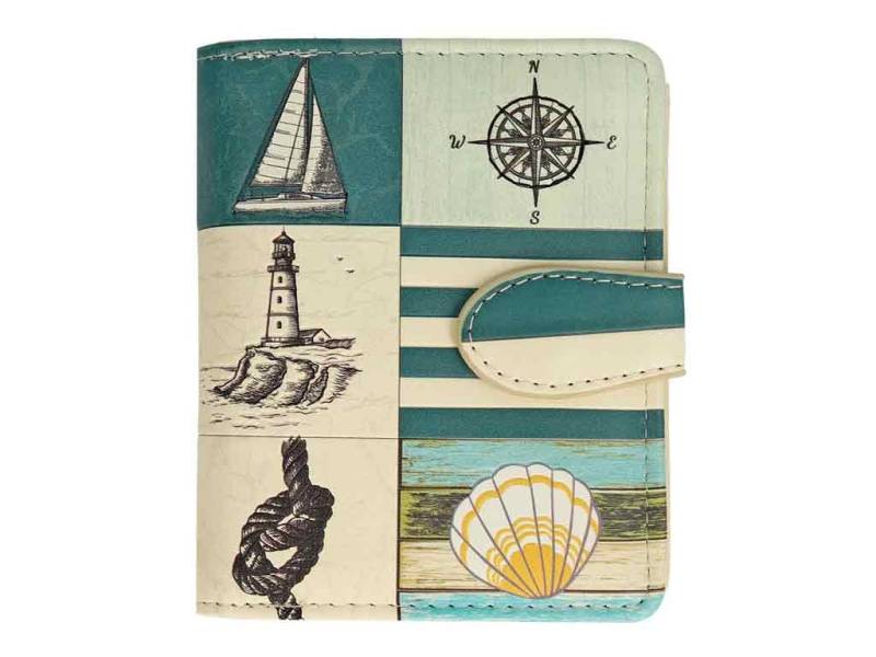 bb Klostermann Geldbörse Küste Geldbörse mit Reißverschluss & Fotofenster von bb Klostermann