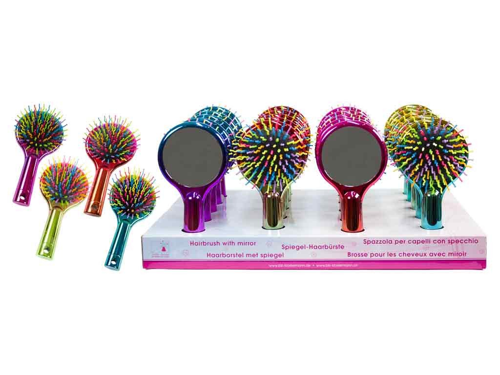 bb Klostermann Haarbürste Kinder Haarbürste rund mit Spiegel, farblich sortiert bb Klostermann Haarbürste Kinder Haarbürste rund mit Spiegel, farblich sortiert von bb Klostermann