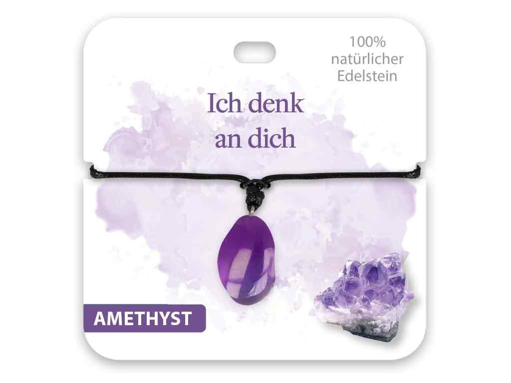bb Klostermann Kette mit Anhänger BB Klostermann Edelstein Kette Amethyst Ich denk an dich von bb Klostermann