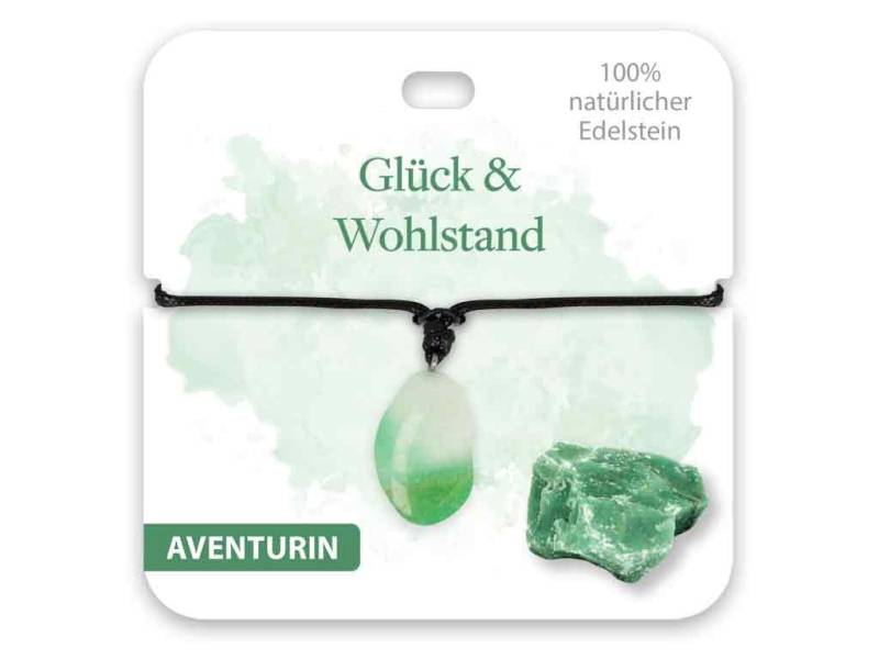 bb Klostermann Kette mit Anhänger BB Klostermann Edelstein Kette Aventurin Glück und Wohlstand von bb Klostermann