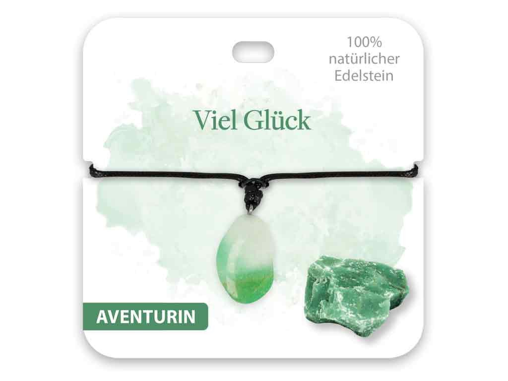 bb Klostermann Kette mit Anhänger BB Klostermann Edelstein Kette Aventurin Viel Glück von bb Klostermann