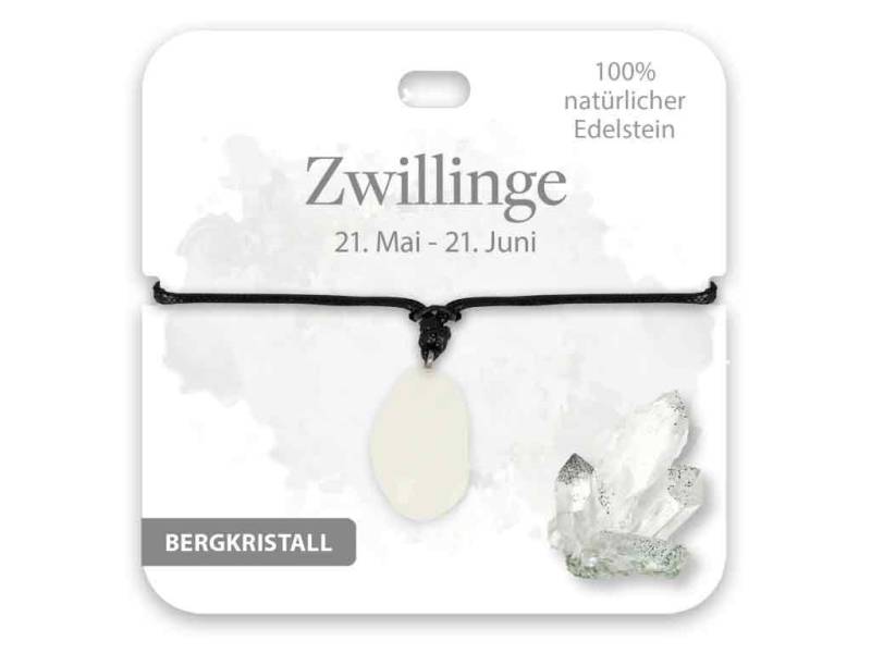 bb Klostermann Kette mit Anhänger BB Klostermann Edelstein Kette Bergkristall Sternzeichen Zwillinge von bb Klostermann
