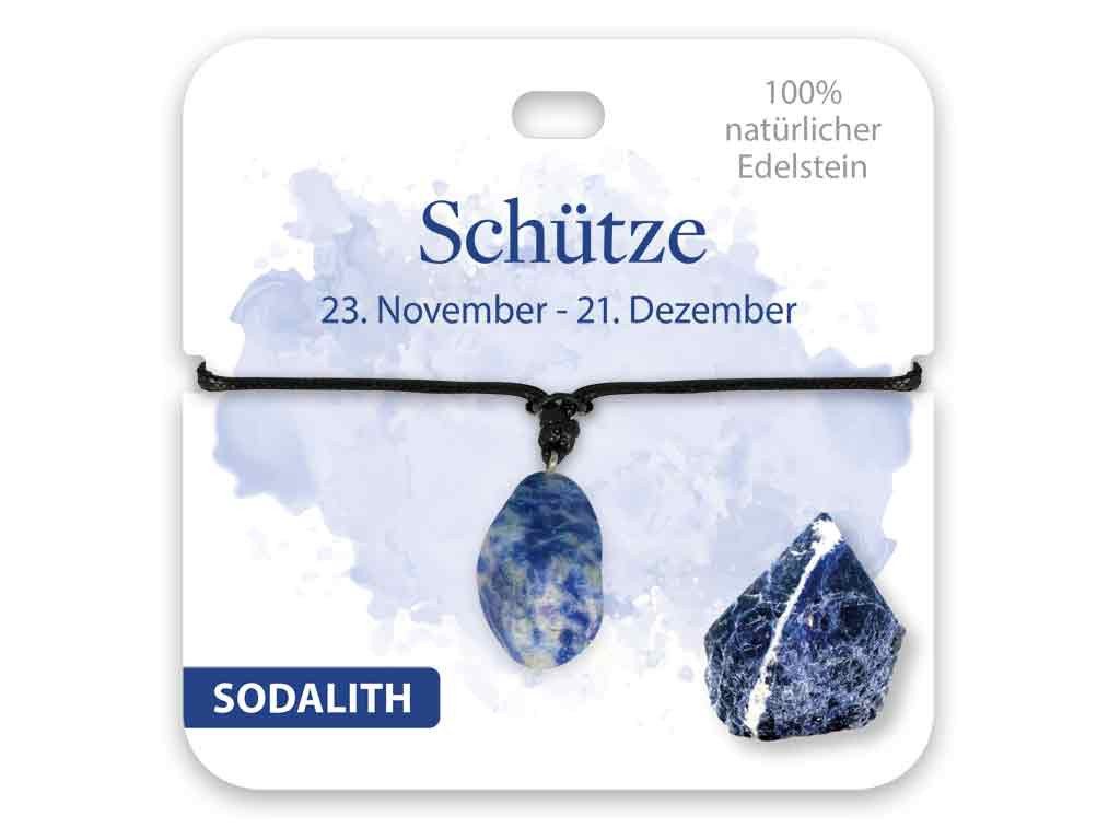 bb Klostermann Kette mit Anhänger BB Klostermann Edelstein Kette Sodalith Sternzeichen Schütze von bb Klostermann