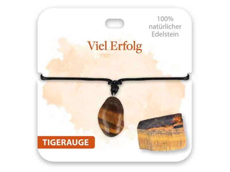 bb Klostermann Kette mit Anhänger BB Klostermann Edelstein Kette Tigerauge Viel Erfolg von bb Klostermann