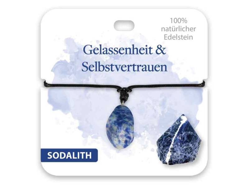 bb Klostermann Kette mit Anhänger Edelstein Kette Sodalith Gelassenheit von bb Klostermann