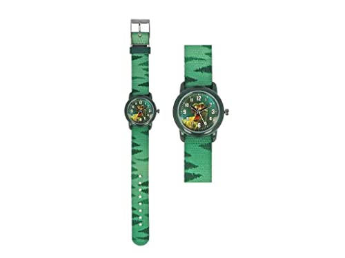 bb Klostermann Kinderuhr Dino grün 21545 - Armbanduhr Motivuhr Quarz-Uhrwerk von bb Klostermann