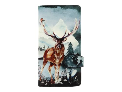 bb-Klostermann LANGBÖRSE/Geldbörse Hirsch 50403, 18x9cm von bb-Klostermann