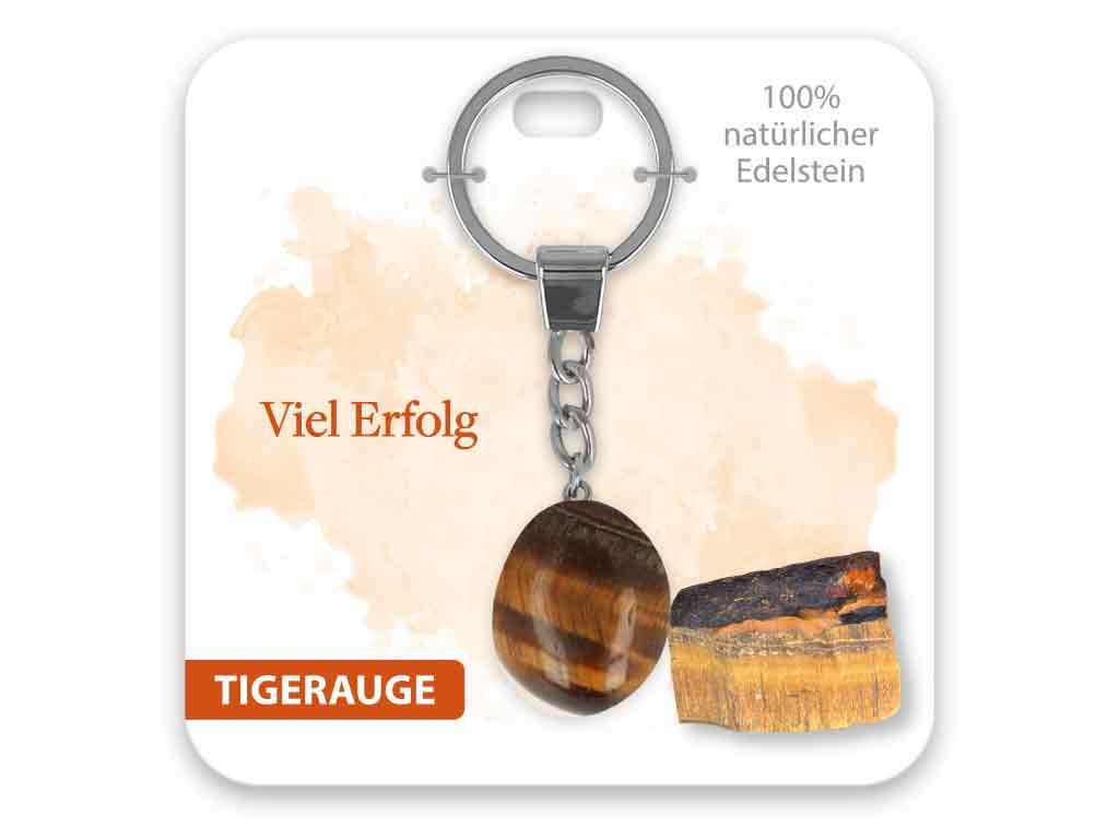 bb Klostermann Schlüsselanhänger Set BB Klostermann Edelstein Schlüsselanhänger Tigerauge Viel Erfolg von bb Klostermann