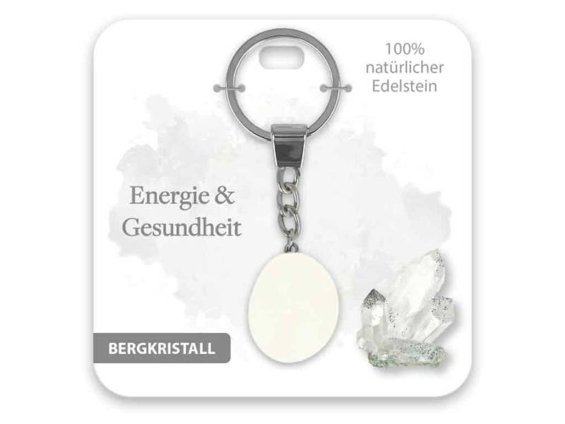 bb Klostermann Schlüsselanhänger Set Edelstein Schlüsselanhänger Bergkristall Energie und Gesundheit von bb Klostermann