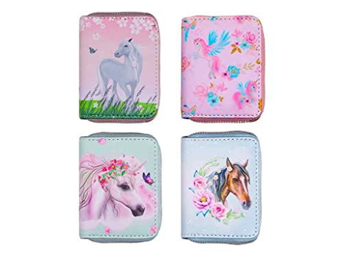 bb klostermann Geldbörse Pferd, hellblau 12x9cm von bb-Klostermann
