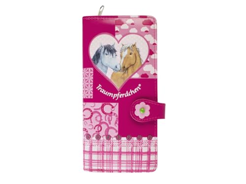 bb-Klostermann LANGBÖRSE/Geldbörse TRAUMPFERD Fuchsia, 19x9cm von bb-Klostermann