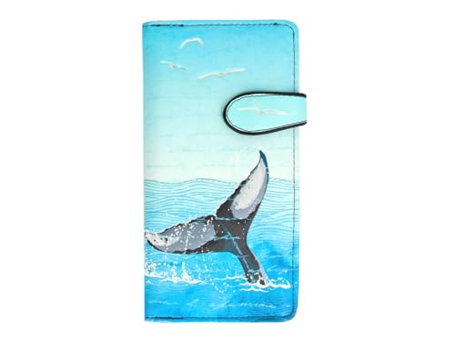 bb klostermann Langbörse/Geldbörse 18x9cm (Wal/Leuchtturm von bb-Klostermann