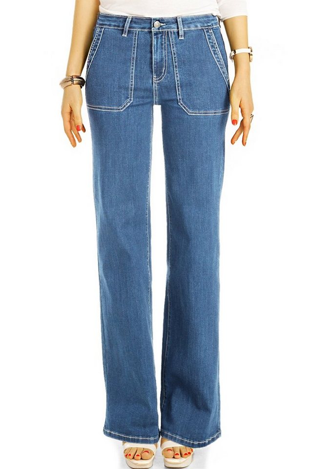 be styled Bootcut-Jeans Bootcut Jeans, medium waist Hosen straight Passform - Damen - j31k mit Stretch-Anteil von be styled