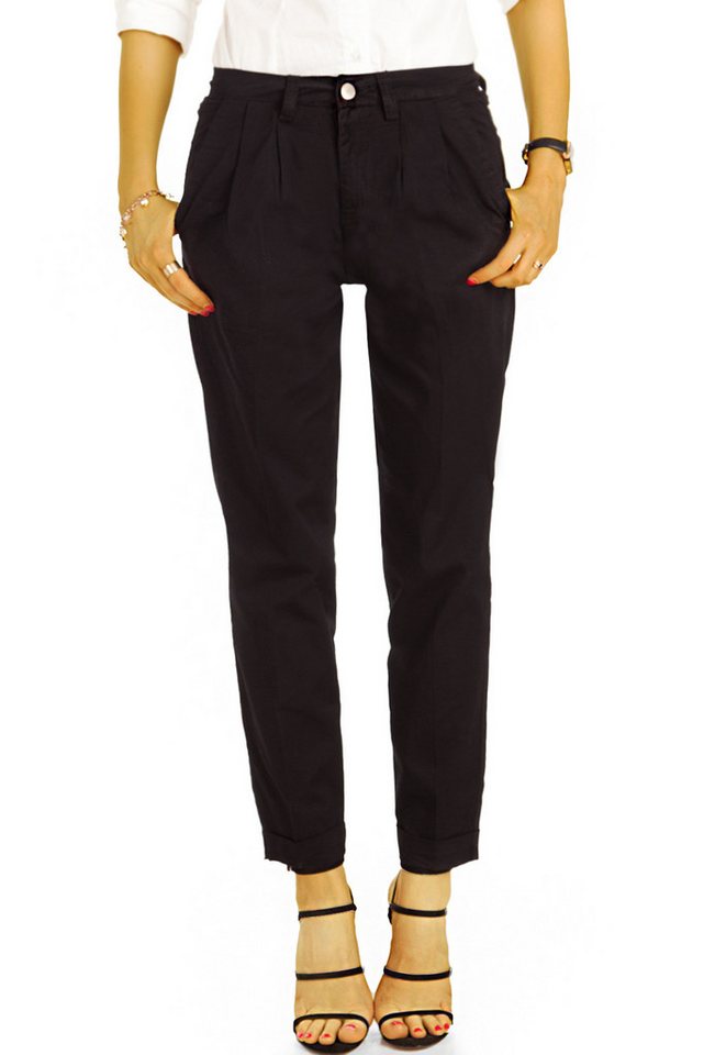 be styled Chinohose Medium Waist Tapered bunte Chinohose - Damen - j20L-1 mit Stretch-Anteil von be styled
