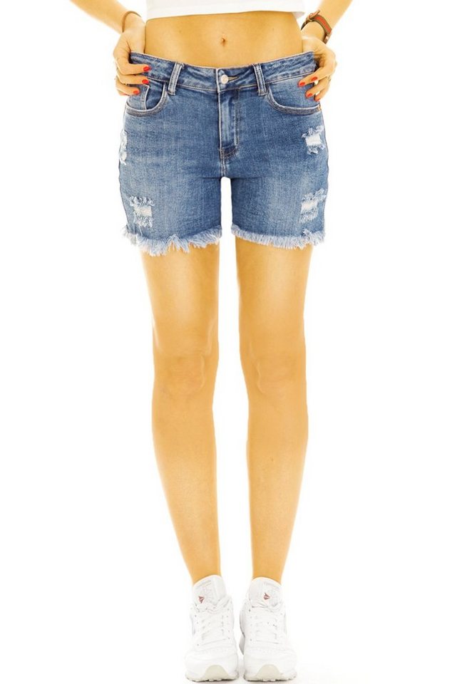 be styled Jeansshorts Jeans Hotpants Mini Damen Shorts, kurze Frauen Hose - j27i 5-Pocket-Style, mit Stretch-Anteil von be styled