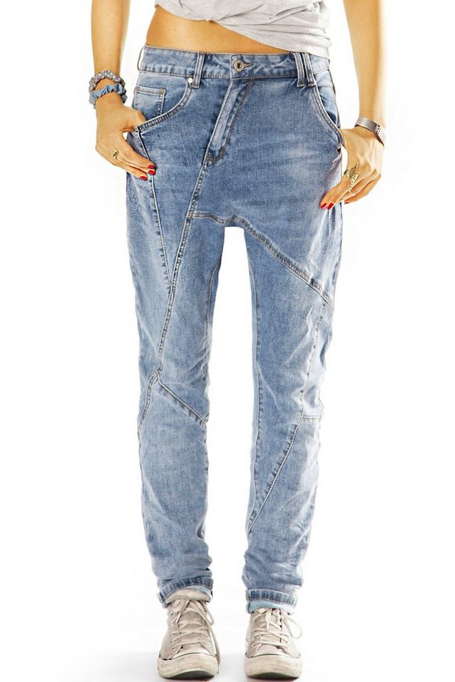 be styled Loose-fit-Jeans Baggy Loose Fit Jeans Low Waist Jeanshose - Damen - j11L mit Stretch-Anteil, 5-Pocket-Style von be styled