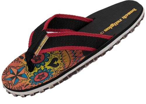 beach religion 'Skulls' Badepantolette/Badeschuhe Damen (38 EU) Coloured von beach religion