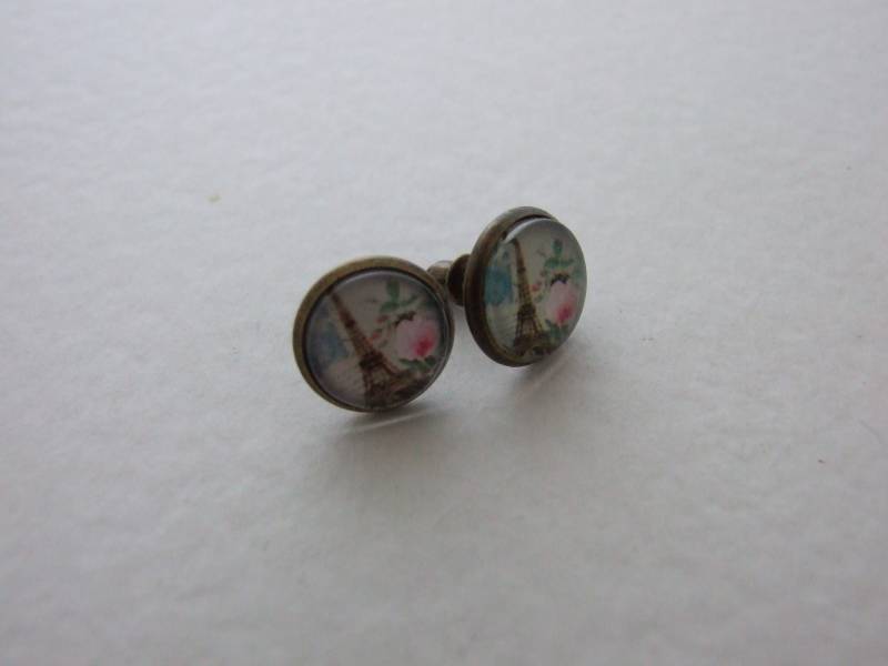 Eiffelturm Ohrringe.. Frankreich Ohrringe, Wahrzeichen, Frankreich, Ohrstecker von beadishdelight