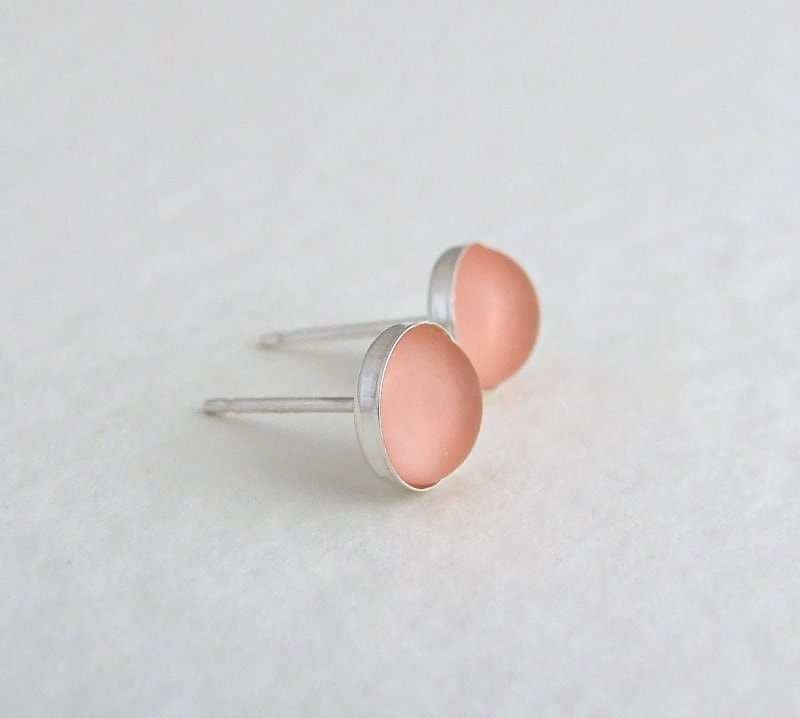Rosa Sterling Silber Ohrringe ... Ohrstecker, Kleine Ohrringe, Rosa Ohrstecker Rosa Sterling Silber Ohrringe ... Ohrstecker, Kleine Ohrringe, Rosa Ohrstecker von beadishdelight