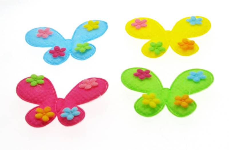 Nähen Auf Bunten Schmetterling Stoff Patches, Kleber Patches, Cute Verkauft in Packungen Mit 4, 12 Und 36 Stück Nähen Auf Bunten Schmetterling Stoff Patches, Kleber Patches, Cute Verkauft in Packungen Mit 4, 12 Und 36 Stück von beadsngem