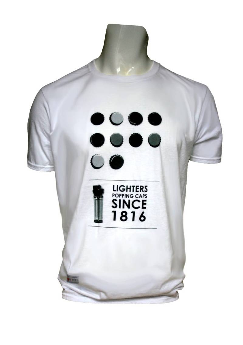 Popping Caps - T-Shirt in Bean Can Verkauft von beansontees