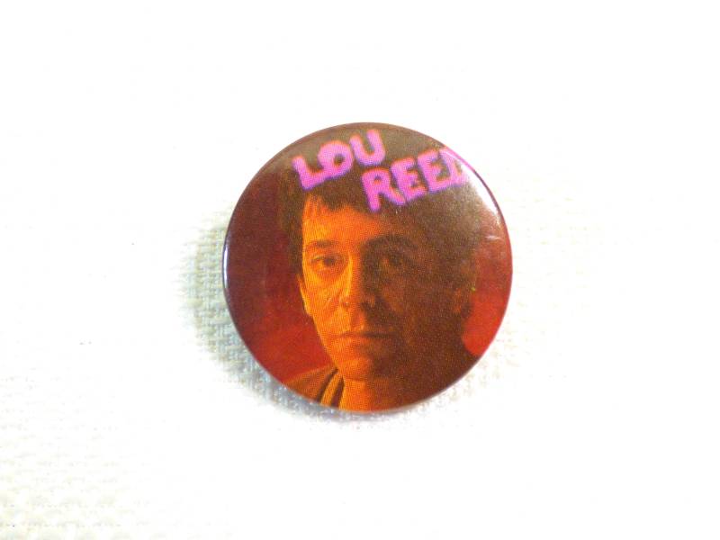 Jahrgang 80S-Lou Reed-Pin/Button/Badge von beatbopboom