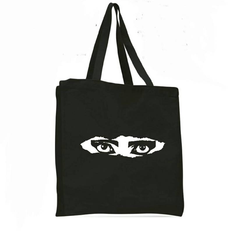 Siouxsie Sioux Peek-A-Boo Augen Schwarz Canvas Tasche von beatbopboom